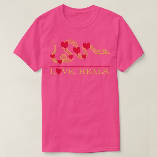 Liebe heilt T-Shirt (Design vorne)