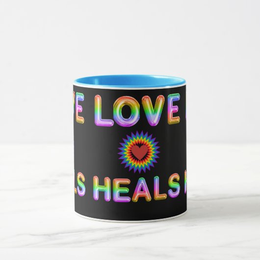 Liebe heilt tasse (Zentrum)