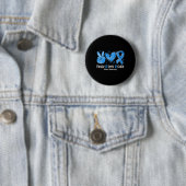 Liebe Heilung Blue Ribbon Ataxie Bewusstsein Button (Beispiel)