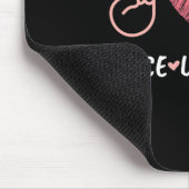 Liebe Heilung Brustkrebs Mousepad (Ecke)