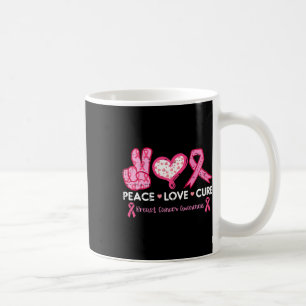 Liebe Heilung Brustkrebs Sensibilisierung für Über Kaffeetasse