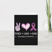 Liebe Heilung Fibromyalgie Bewusstsein Männer Frau Karte (Vorderseite)