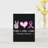 Liebe Heilung Fibromyalgie Bewusstsein Männer Frau Karte (Gelbe Blume)