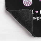 Liebe Heilung Fibromyalgie Bewusstsein Männer Frau Mousepad (Ecke)