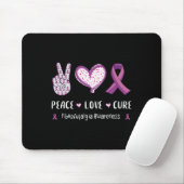 Liebe Heilung Fibromyalgie Bewusstsein Männer Frau Mousepad (Mit Mouse)