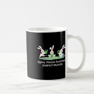 Liebe Heilung grüner Ribbon Nierenerkrankung Bewus Kaffeetasse