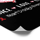 Liebe Heilung Herzerkrankung Bewusstsein Männer Fr Poster (Ecke)