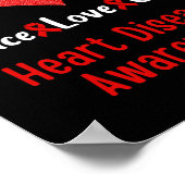 Liebe Heilung Herzerkrankungen Aufklärung Männer F Poster (Ecke)