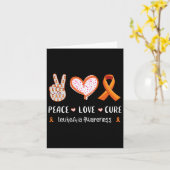 Liebe Heilung Leukämie Bewusstsein Männer Frauen K Karte (Gelbe Blume)