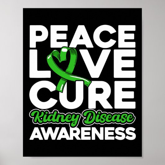 Liebe Heilung Nierenerkrankung Bewusstsein 1 Poster (Vorne)