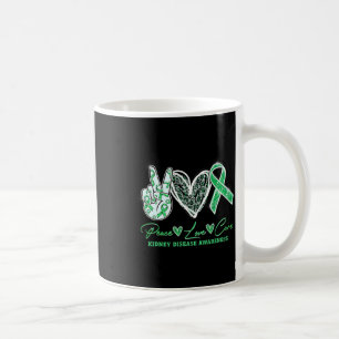 Liebe Heilung Nierenerkrankung Sensibilisierungsma Kaffeetasse