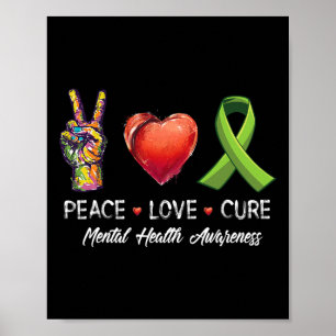 Liebe Heilung psychischer Gesundheit Männer Frauen Poster