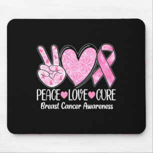 Liebe Heilung rosa Ribbon Brustkrebs Bewusstsein 1 Mousepad