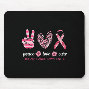 Liebe Heilung rosa Ribbon Brustkrebs Bewusstsein 2 Mousepad