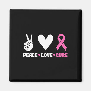 Liebe Heilung rosa Ribbon Brustkrebs Bewusstsein Magnet