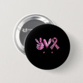Liebe Heilung von rosafarbenem Krebs Brusterkranku Button (Vorne & Hinten)