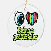 Liebe Helles Auge Herz I als 3. Keramikornament (Links)