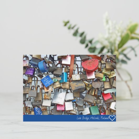 Liebe Helsinki sperrt Karte (Stehend Vorderseite)