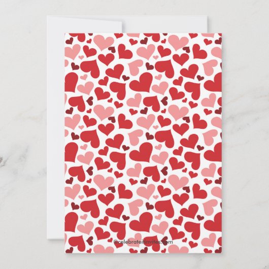 Liebe Herbst Brautdusche Einladung (Rückseite)