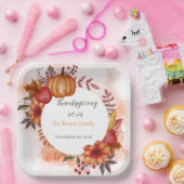 Liebe Herbst Erntedank Abendessen Pappteller (Party)