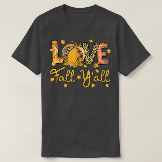 Liebe Herbst Erntedank Herbst Herbst H T-Shirt (Design vorne)