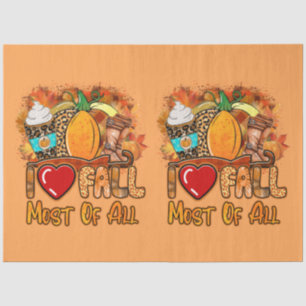 Liebe Herbst Farbe anpassen Seidenpapier