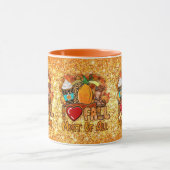 Liebe Herbst Farbe anpassen Tasse (Zentrum)