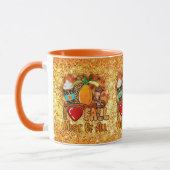Liebe Herbst Farbe anpassen Tasse (Links)