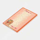 Liebe Herbst Herbst Text und Farbe anpassen Post-it Klebezettel (angewinkelt)