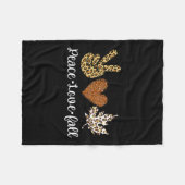 Liebe Herbst Kleider Mode für Frauen Fleecedecke (Vorderseite (Horizontal))