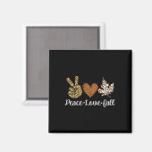 Liebe Herbst Kleider Mode für Frauen Magnet (Vorderseite/Rückseite)