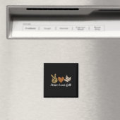 Liebe Herbst Kleider Mode für Frauen Magnet (In Situ (Geschirrspüler))