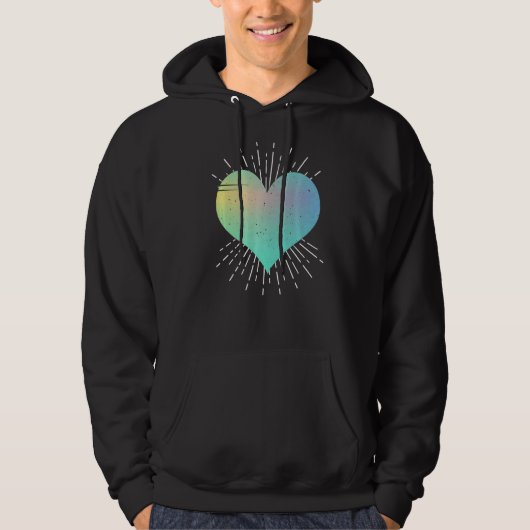 Liebe Herz 3 Hoodie (Vorderseite)