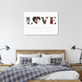Liebe - Herz 4 Foto Leinwanddruck (Insitu (Schlafzimmer))