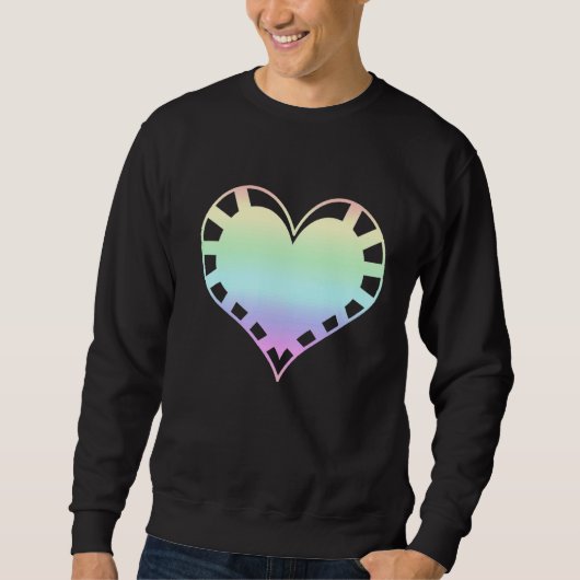 Liebe Herz 4 Sweatshirt (Vorderseite)