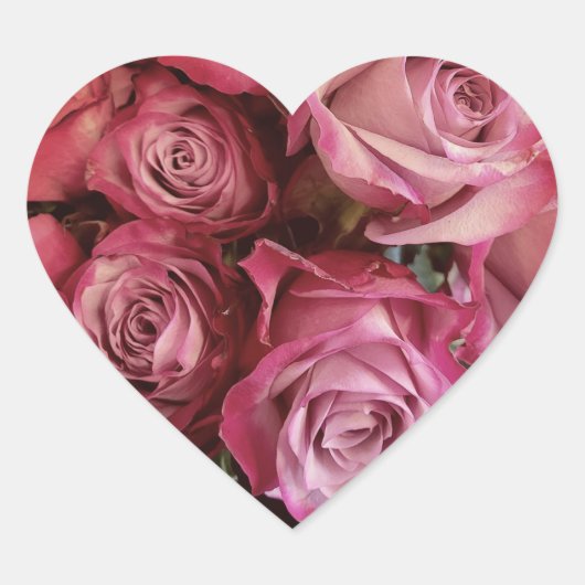 Liebe Herz-Aufkleber (Vorderseite)