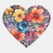 Liebe Herz-Aufkleber (Vorderseite)