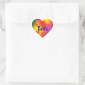 Liebe Herz-Aufkleber (Tasche)