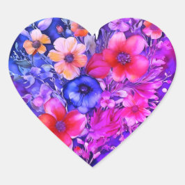 Liebe Herz-Aufkleber