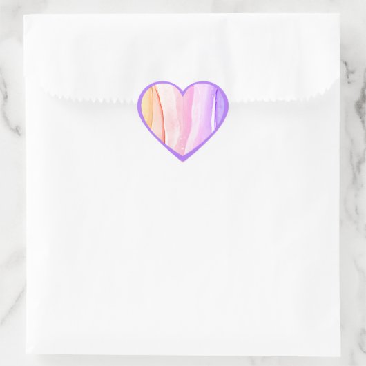 Liebe Herz-Aufkleber (Tasche)