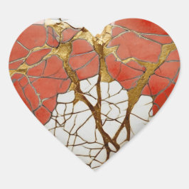 Liebe Herz-Aufkleber