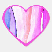 Liebe Herz-Aufkleber (Vorderseite)