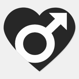 Liebe Herz-Aufkleber