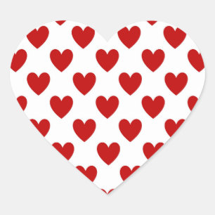 Liebe-Herz-Aufkleber des Valentines Tagesrote Herz-Aufkleber