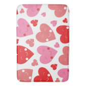 Liebe Herz Badematte (Vorderseite Vertikal)