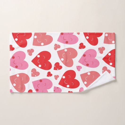 Liebe Herz Badhandtuch Set (Handtuch)