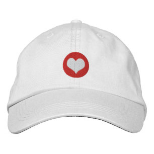 Liebe Herz Bestickte Baseballkappe