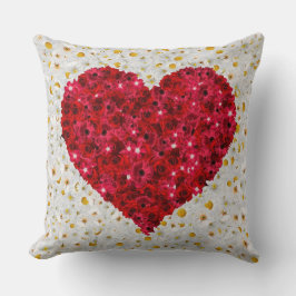 Liebe Herz Blume Kissen