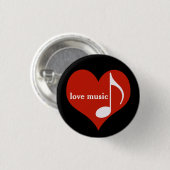 Liebe - Herz Button (Vorne & Hinten)