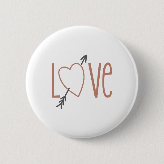 Liebe Herz Button (Vorderseite)